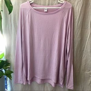 Old Navy - Luxe Loose Long-Sleeve T-Shirt (L Tall) NWOT